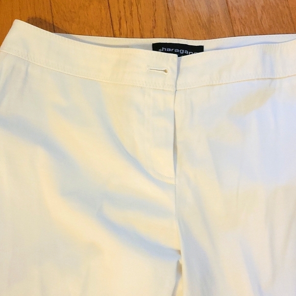 Sharango creme knee knocker pants with accent buttons. Zipper and button closure - Picture 3 of 7